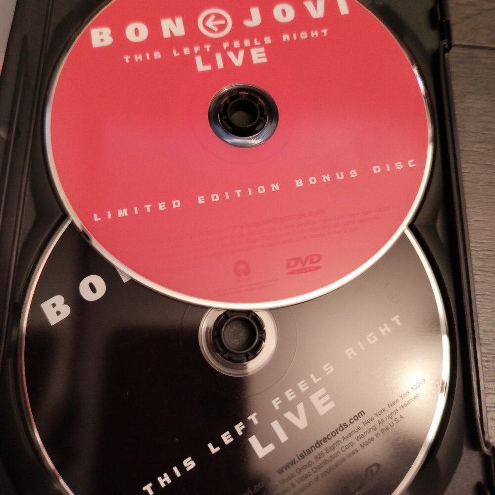BON JOVI THIS LEFT FEELS RIGHT LIVE 2 DVD SET - Picture 2 of 3